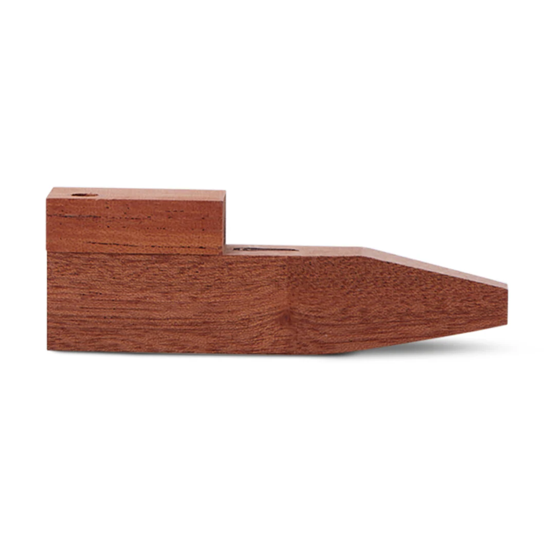 Bearded Square Wood Pipe with Lid - Image 4