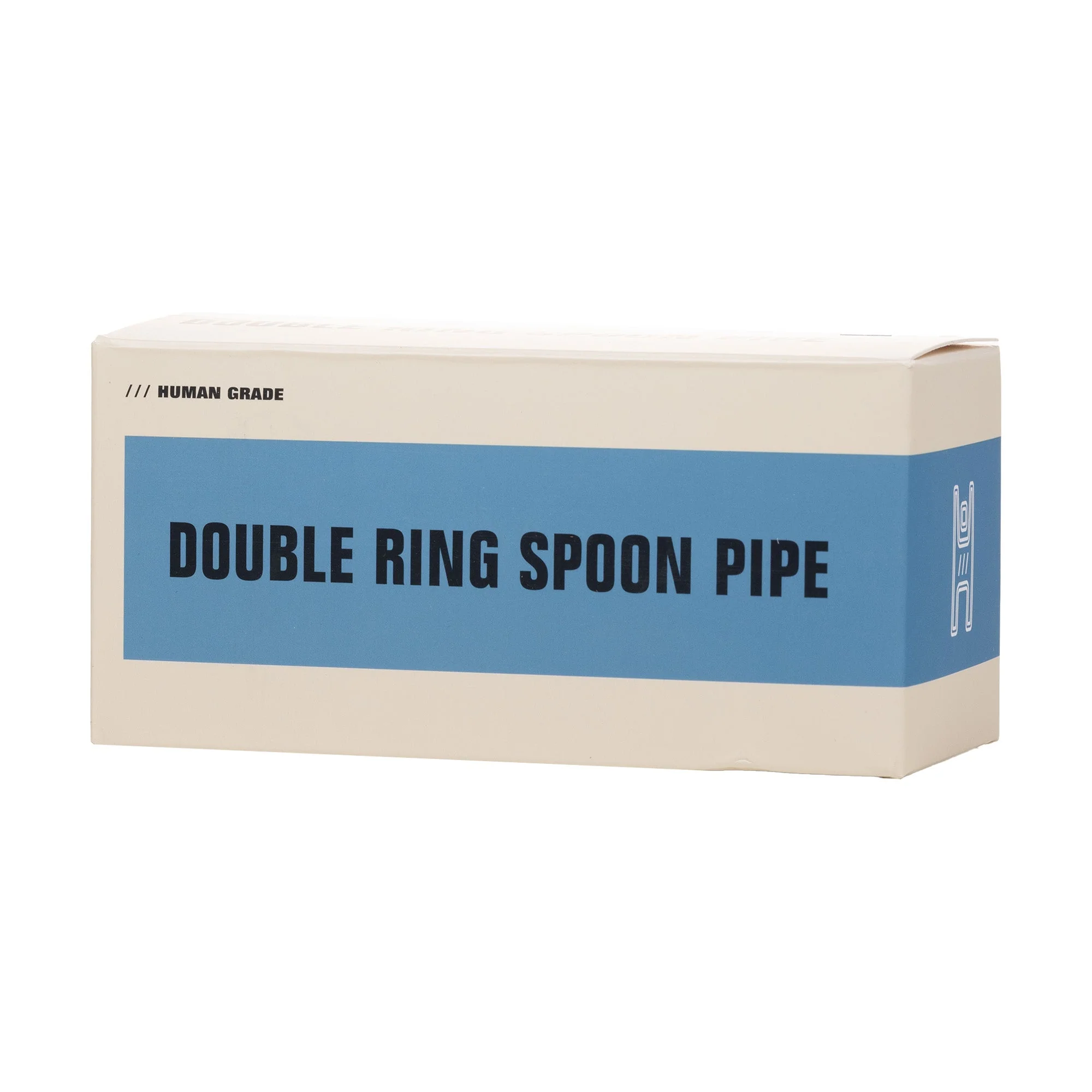 Human Grade Double Ring Spoon Pipe - Image 8