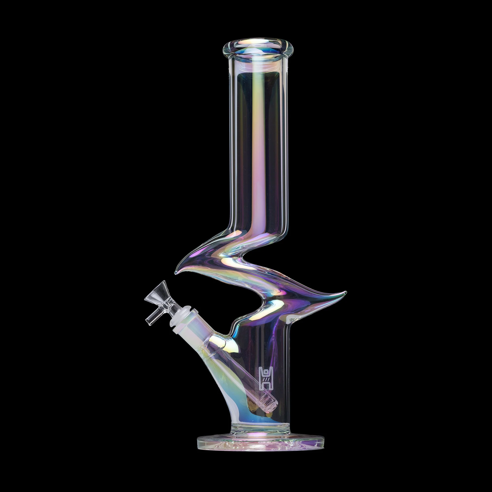 Human Grade Iridescent Zing Water Pipe - Image 9