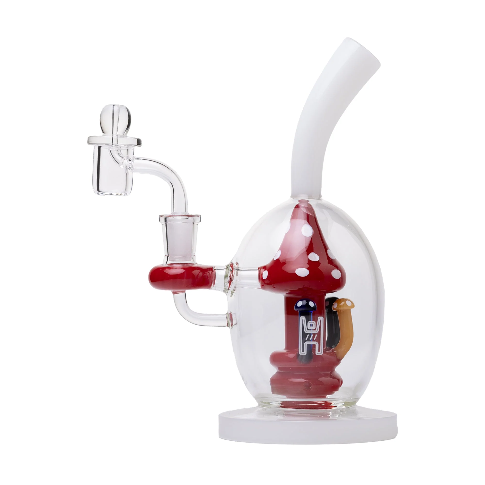 Human Grade Mushroom Globe Glass Rig - Image 3