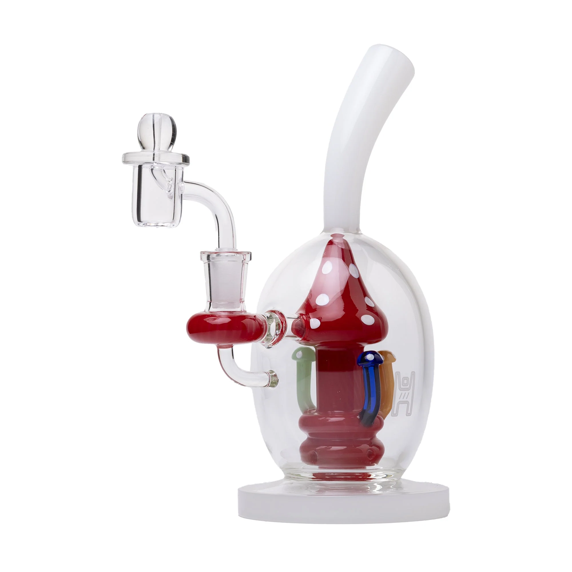 Human Grade Mushroom Globe Glass Rig - Image 5
